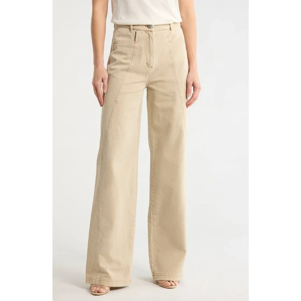 Boss Marlina Cotton Utility Pants Rust 4 NWT $179